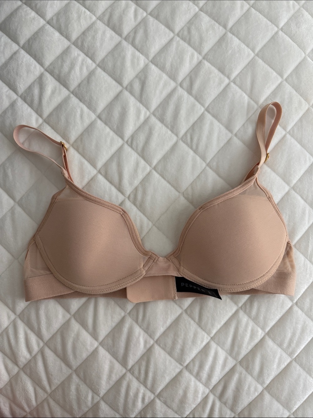 Everyday Lightly Padded Nude Bra with Smooth Cups